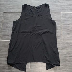 Express black short sleeve blouse.